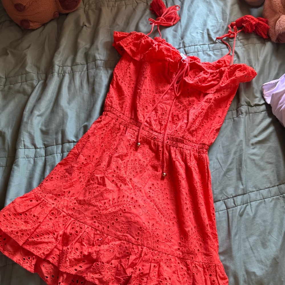 Karina Grimaldi Vibrant Red Kids Dress